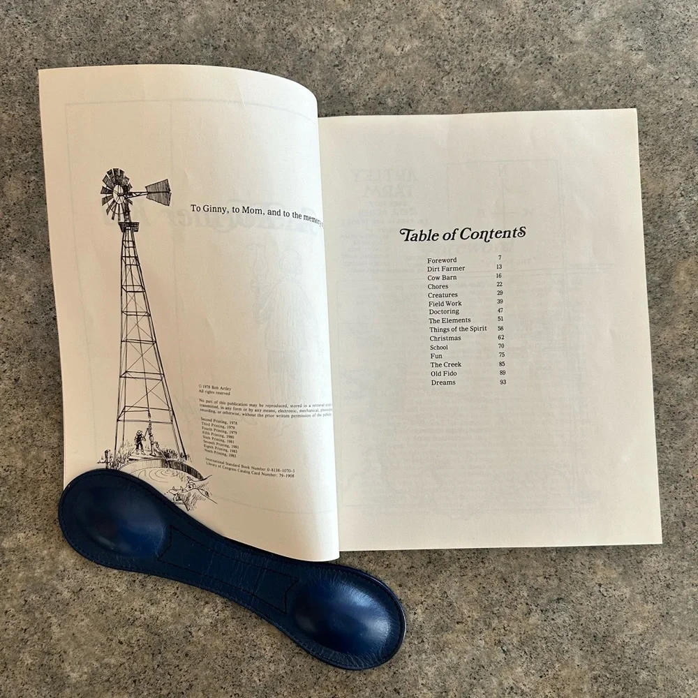 📕 Vintage Out of Print Memories of a Former Kid [Artley], Western Decor Book